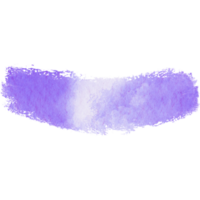 A rugged Purple stroke with rough edges and soft watercolor blending png