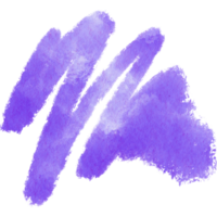 Purple stroke blending gritty grunge textures with a smooth watercolor fade png