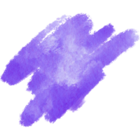 A rugged Purple stroke with rough edges and seamless watercolor transitions png