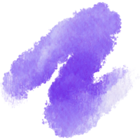 A rough Purple stroke merging rugged textures with smooth watercolor gradients png