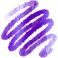 A rough edged Purple stroke blending gritty grunge textures into soft watercolor washes png