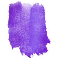 Purple brush stroke with gritty texture dissolving into delicate watercolor washes png