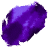 A Purple stroke fading from rough textures into smooth watercolor gradients png