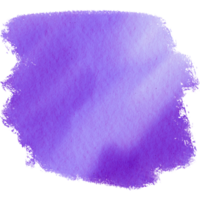 A textured Purple stroke dissolving into fluid watercolor gradients png