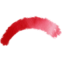 A soft Red brush stroke with a gritty watercolor texture and fading edges png