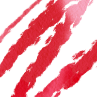 A flowing Red brush stroke with rough grunge edges and a soft watercolor finish png