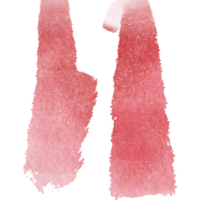 Hand drawn Red watercolor strokes blending into rugged textured grunge marks png