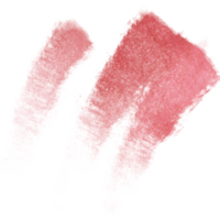 A bold Red watercolor brush stroke merging into rough textured grunge edges png