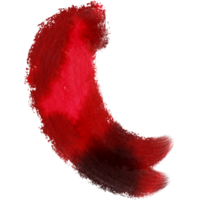 Gorgeous Red watercolor brush strokes blending into soft gritty grunge inspired marks png
