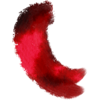 A rugged Red stroke with gritty textures and a seamless watercolor fade png