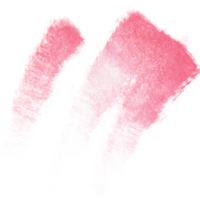 Red stroke with rough edges and smooth watercolor blending png