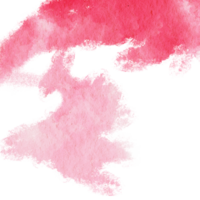 A rough edged Red stroke merging distressed grunge elements with fluid watercolor washes png