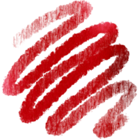 A rough edged Red stroke blending grunge details with smooth watercolor transitions png