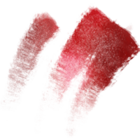 A rough Red stroke merging rugged grunge textures with smooth watercolor tones png