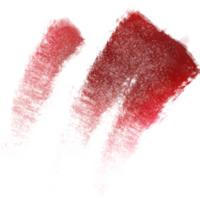 A Red stroke with grunge elements merging with smooth watercolor washes png