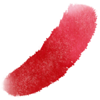 Red brush stroke with rough textures merging into smooth watercolor gradients png