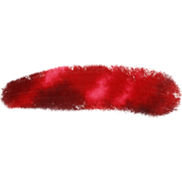 A textured Red stroke fading into smooth soft watercolor tones png