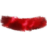 Textured Red stroke fading into soft smooth watercolor washes png