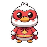 Super duck by kawaii-duck vector