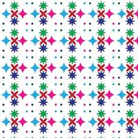Vibrant Geometric Pattern Design - Bold Colorful Shapes art vector