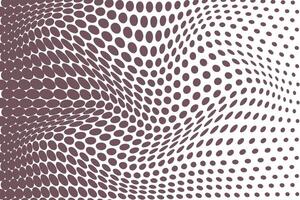 simple abstract dark color halftone polka dot blend wavy pattern a pattern with dots that are white and black vector