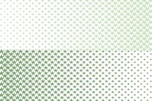 simple abstract grass green color halftone star blend pattern green stars on a white background vector