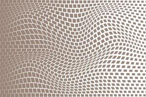 simple abstract brown color small square halftone blend wavy pattern abstract image with a wavy pattern in the middle vector