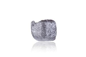 Macro mineral stone not polished diamond, on a white background, isolated on a transparent background photo
