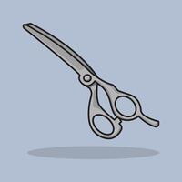 Barber Scissors design illustration and icon for website, digital and print vector