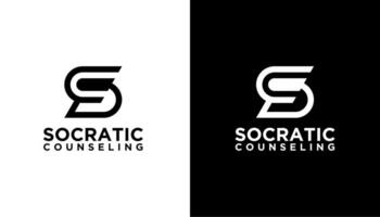 SC initial Letter icon Logo Design Template element vector