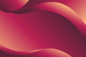Enhance the visual appeal of your projects with a wavy dynamic background showcasing a captivating red and orange gradient - a versatile option for a modern and lively aesthetic. vector