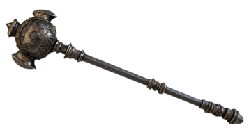 Mace Clear Background Ancient Style png