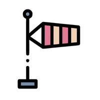 a flag with a black and pink stripe on it vector