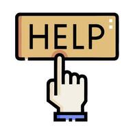help sign icon illustration design vector