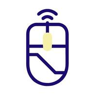 a computer mouse with a wireless connection vector