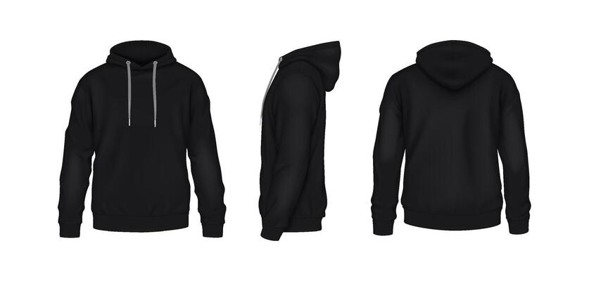 Hoodie Mockup Vector Art, Icons, and Graphics for Free Download