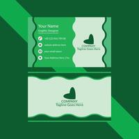 Creative and Unique Business Card Design vector