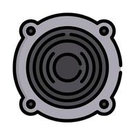 speaker icon isolated on white background vector