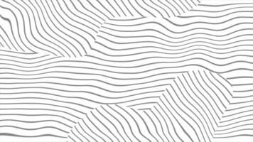 Gray color multiple lines forming wavy pattern abstract design futuristic loop able background video