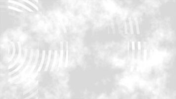 Elegant repeating lines geometrical pattern background, White and Black parallel stripes with rough textured abstract background video