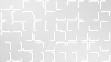 White and Black color geometrical pattern abstract design futuristic modern background video