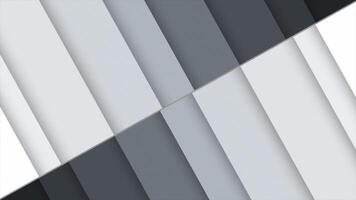 White and Black color multiple gradient rectangular shape geometrical gradient palette placed diagonally loop able background video