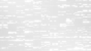White and Black color simple and classy futuristic design with glowing shapes technology loop able background video