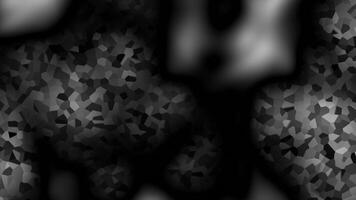 White and Black color mosaic tile pattern futuristic abstract design geometrical loop able dark background video