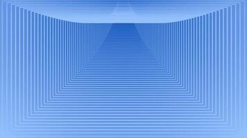 Royal blue color simple rectangular shape futuristic loop able 3d tunnel background video