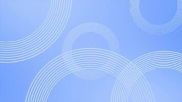 Royal blue color multiple repeating circles geometrical loop able futuristic background video