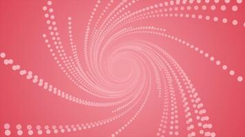 red particles abstract design modern and futuristic tunnel background video