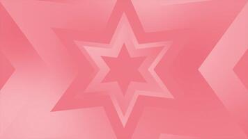 Red color moving gradient stars geometrical loop able simple background video