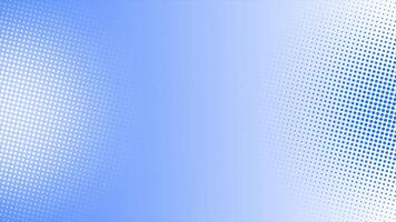 Royal blue color simple and elegant loop able halftone gradient background video