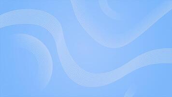 Royal blue color modern wavy lines, futuristic dynamic wave pattern loop able background video
